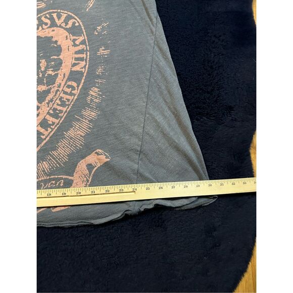 Magnolia Pearl Freedom Soars Ozzy Longsleeve Flowy O/S XL Fit Women’s Grey B18 - Picture 8 of 8